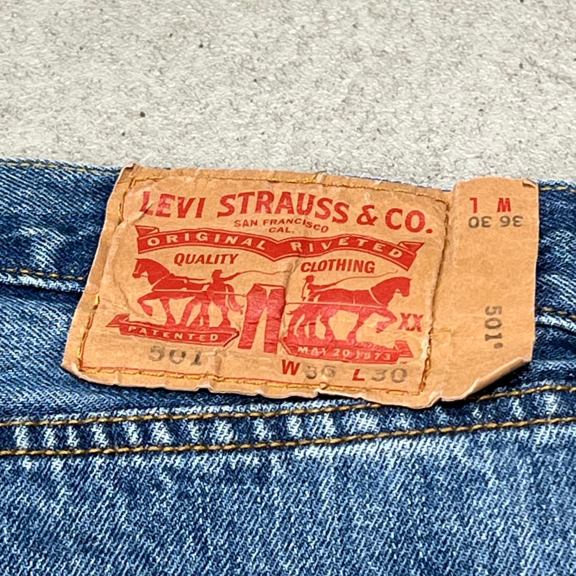 리바이스 501 데님팬츠 s10843 상품이미지5