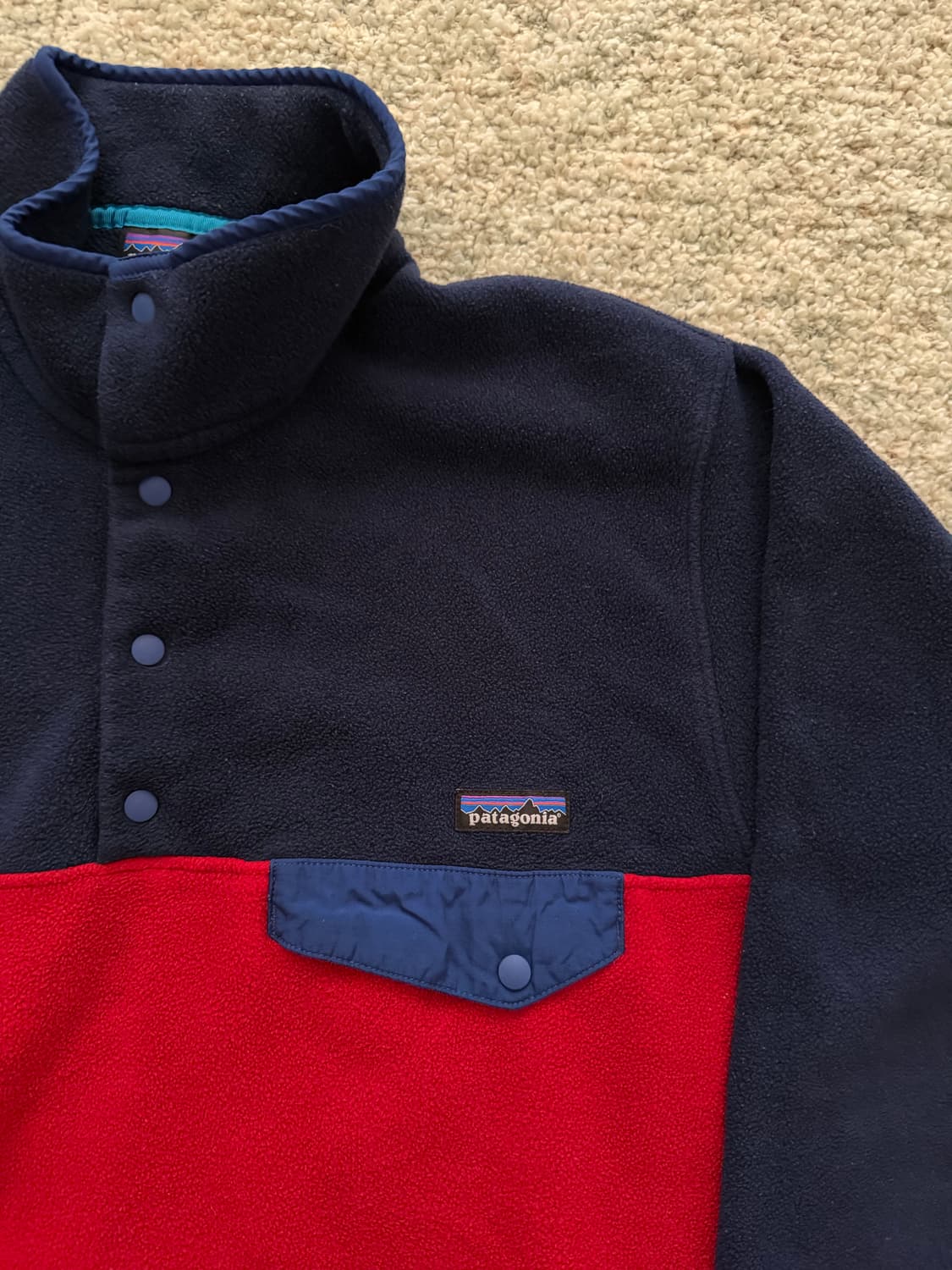 [M] 파타고니아 신칠라 네이비/레드 상품이미지2