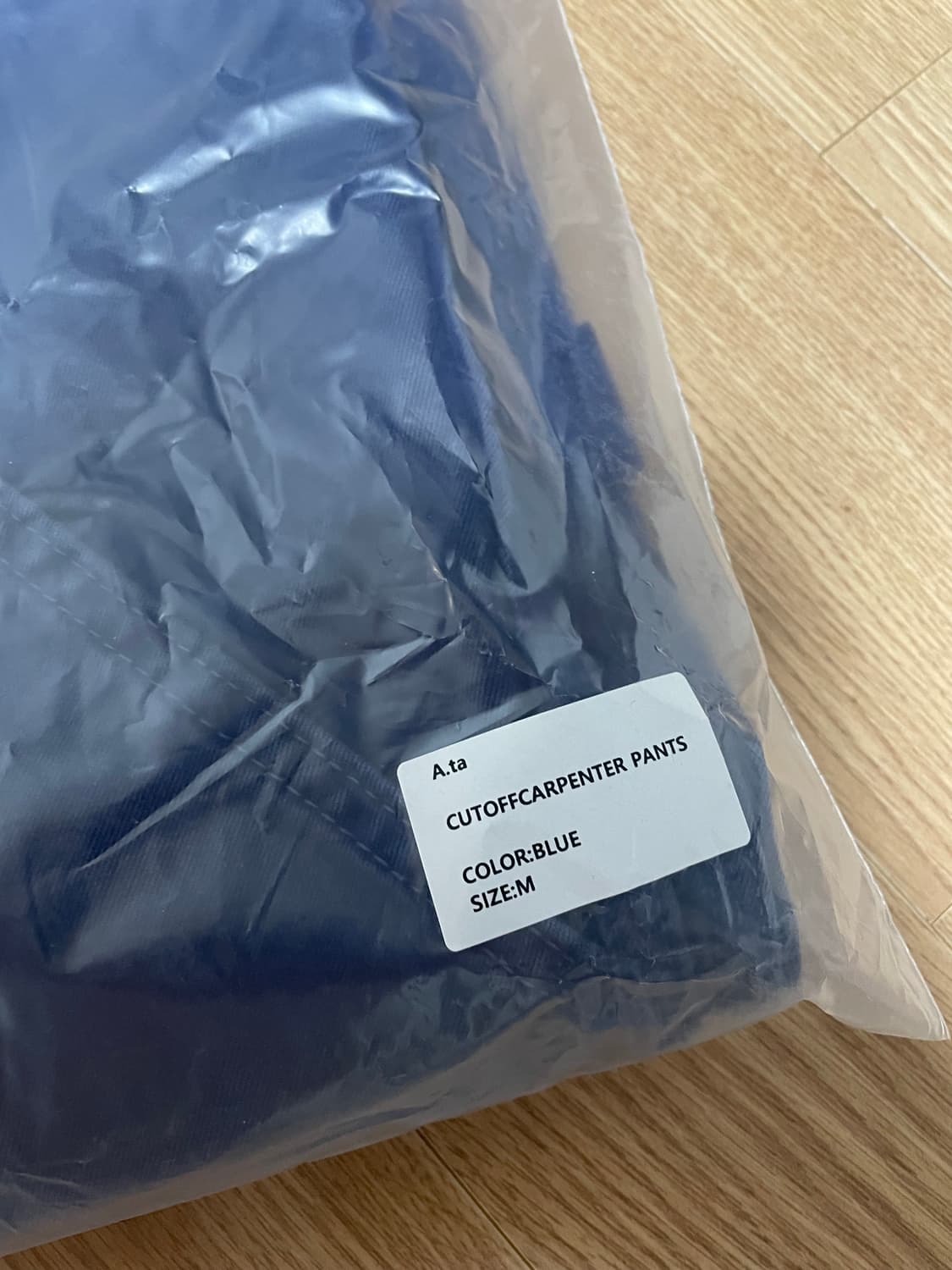 [M] A.TA CUT OFF CARPENTER PANTS (BLUE) 상품이미지6