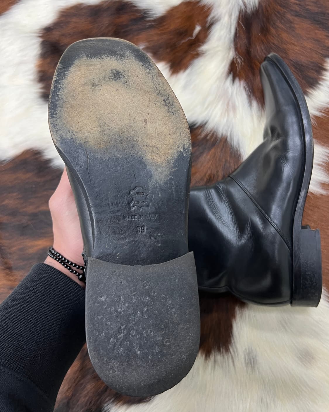 Yohji Yamamoto X BRUNO BORDESE 사이드 지퍼 부츠 상품이미지6