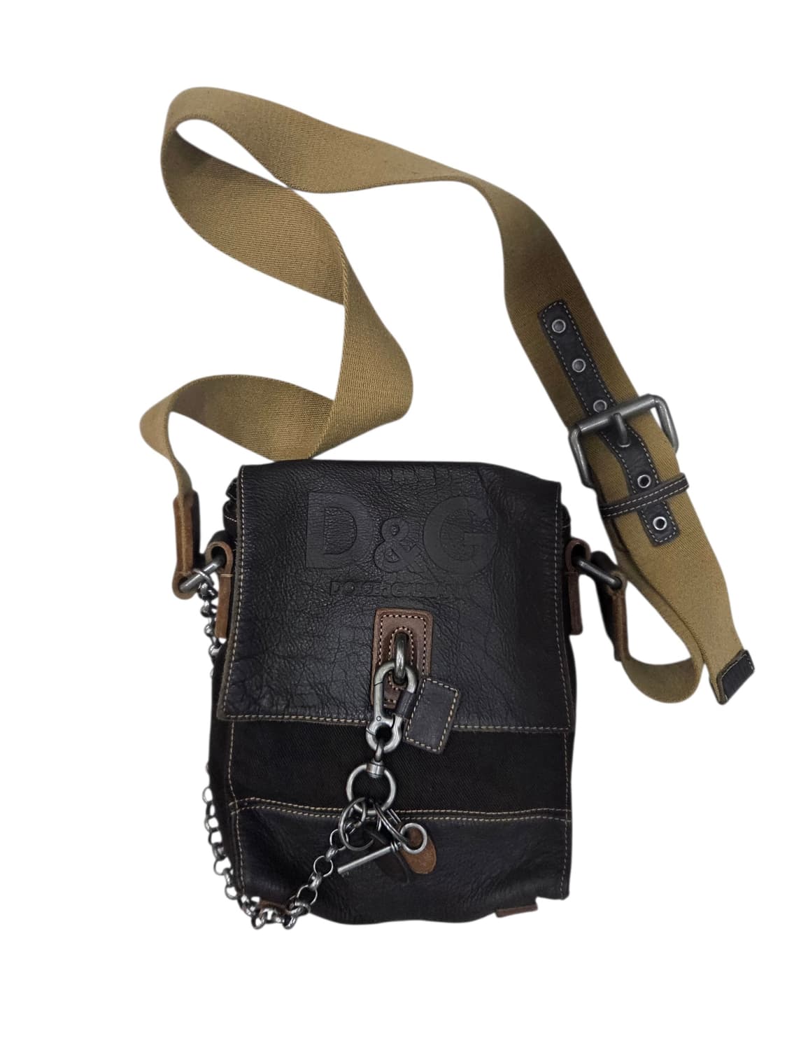 00s D&G 아카이브 로고 체인 슬링백 상품이미지1