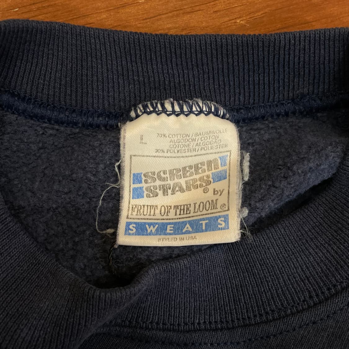 (L) 스크린스타 옥스포드 유니버시티 체크 패치 스웻셔츠 맨투맨 상품이미지7