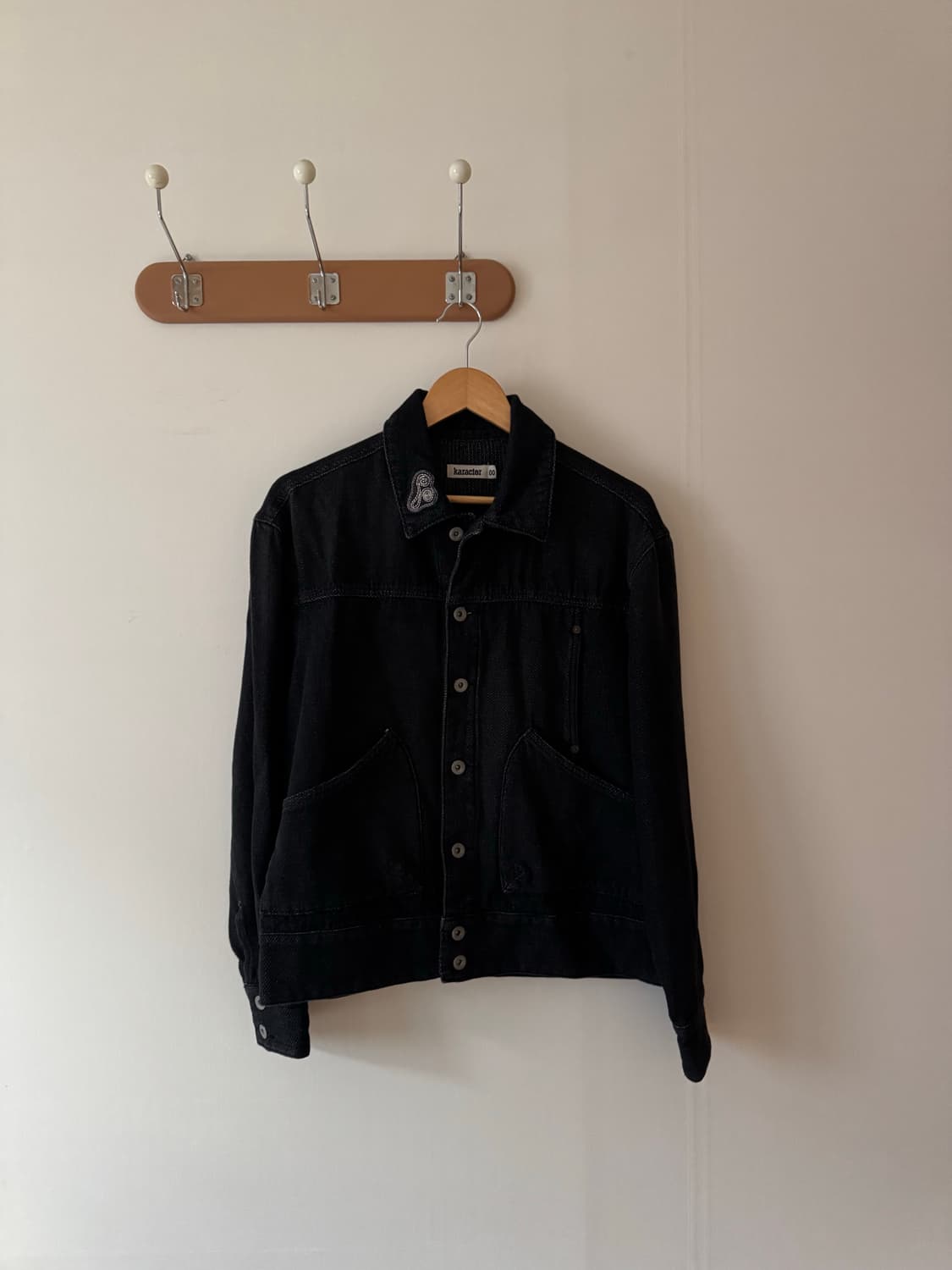 카락터 웨스턴 흑청 자켓 상품이미지6