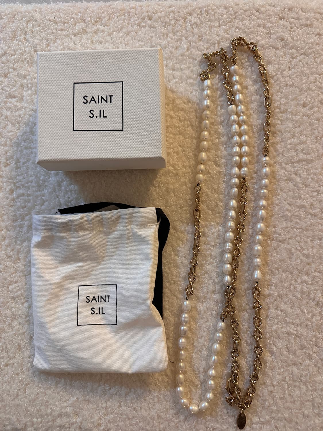 에스실 S sil 롱 진주 목걸이 상품이미지4