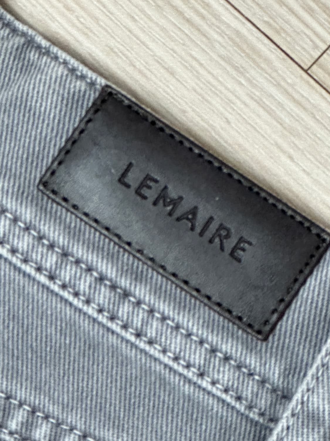 LEMAIRE Grey Wide Denim Pants 상품이미지4