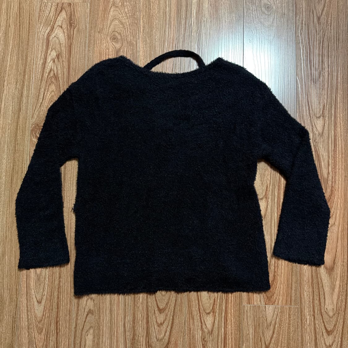 페인오어플레져 루비 후크 오버 니트 블랙 상품이미지6