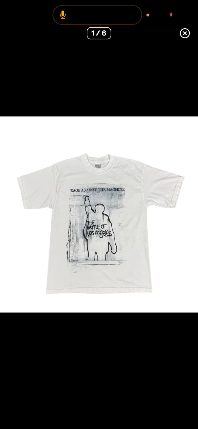 빈티지 90s RATM 레이지 어게인스트 더 머신 드 티셔츠 상품이미지1