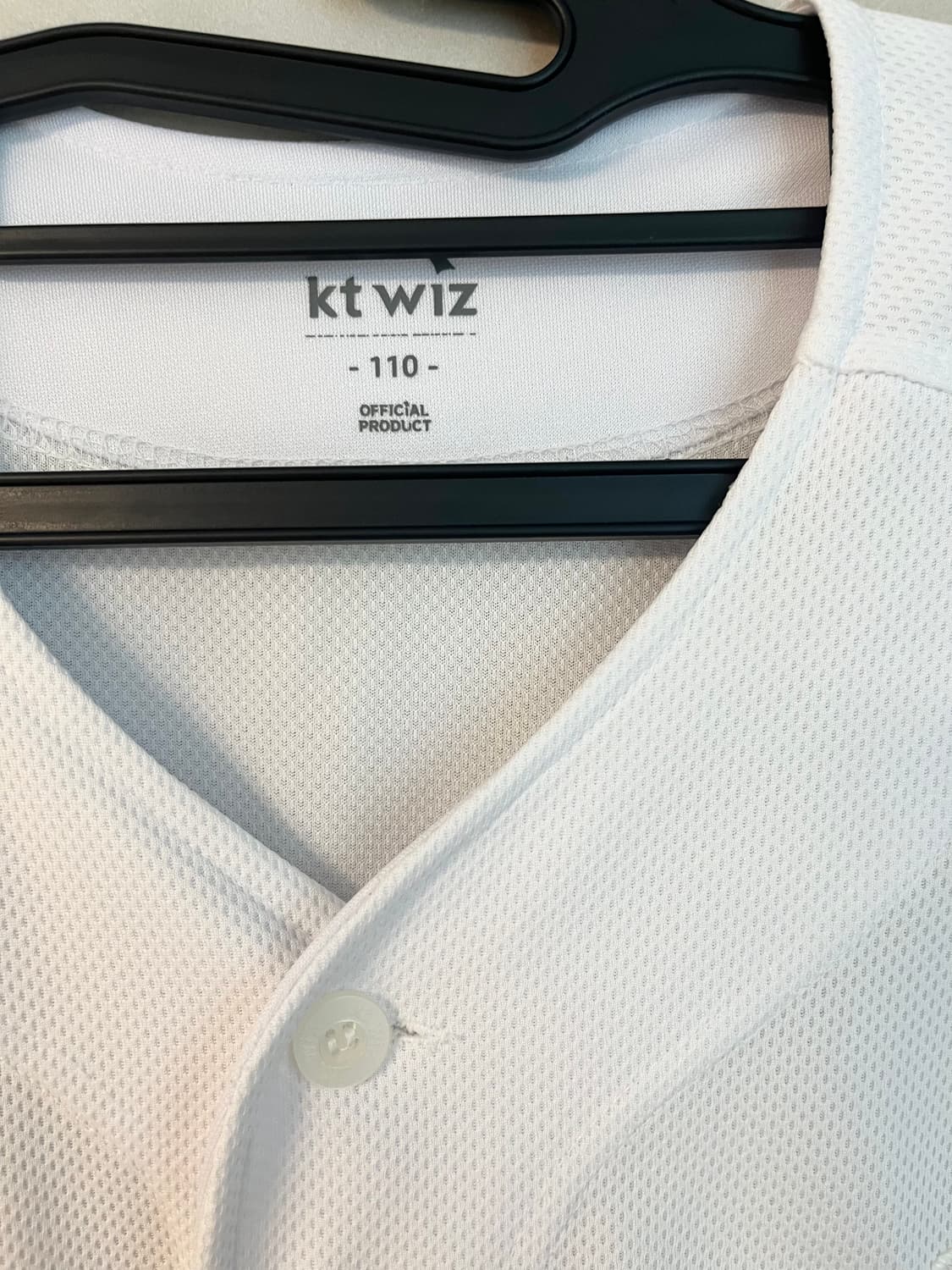 [2XL/110]2025 KT 위즈 홈 노마킹 야구 유니폼 상품이미지5