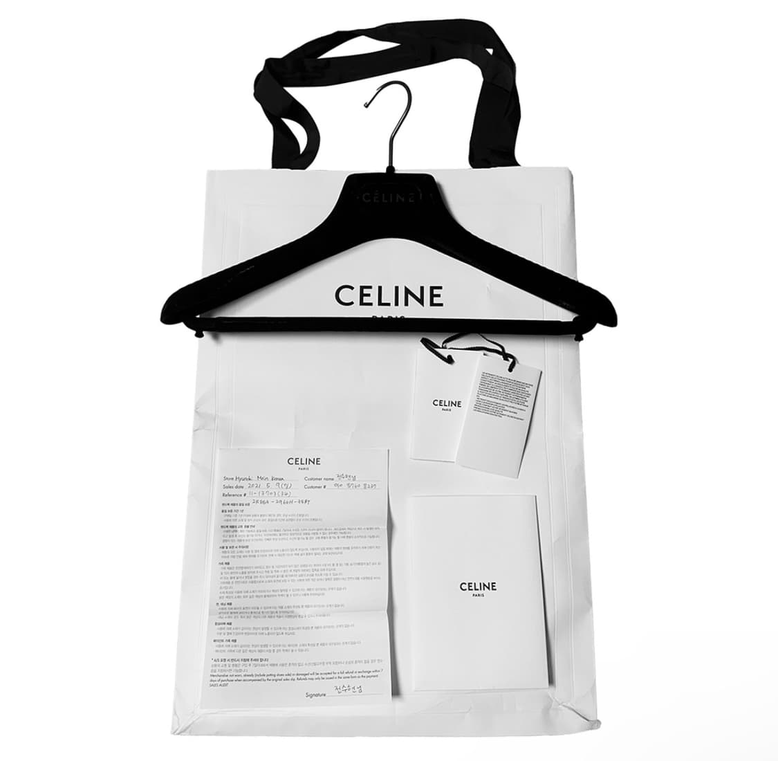 [34] CELINE 셀린느 여성 프린스 오브 케일 체크 울 트렌치 코트 상품이미지9