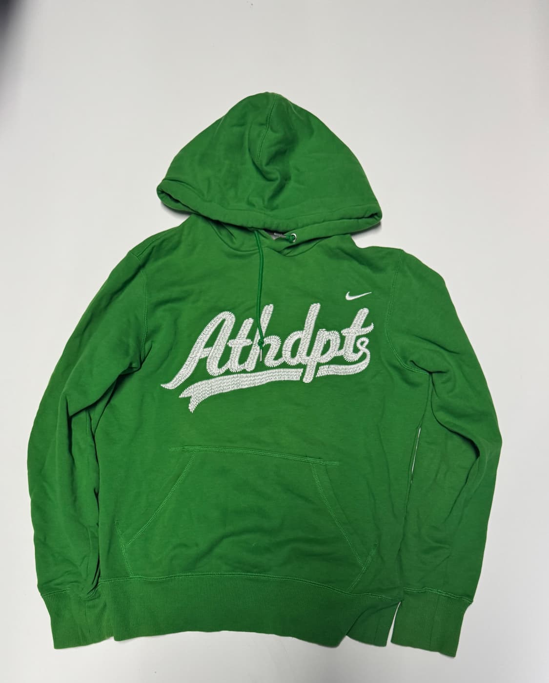 나이키 올드스쿨 자수 로고 후드티 M 그린 상품이미지1