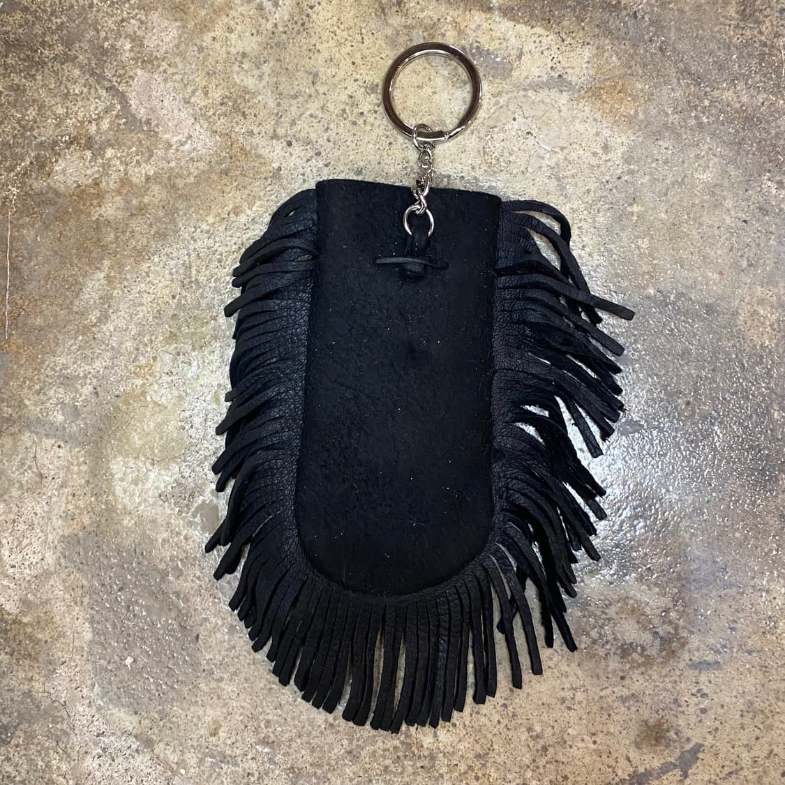 사슴가죽 스웨이드 프린지 키링 파우치 상품이미지4