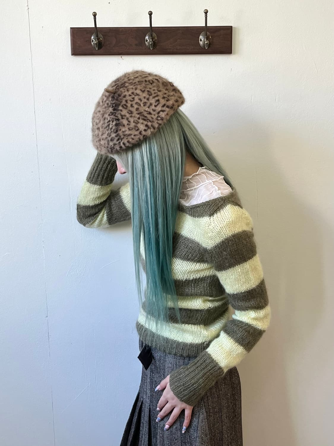 axes femme 앙고라 베레모 상품이미지3