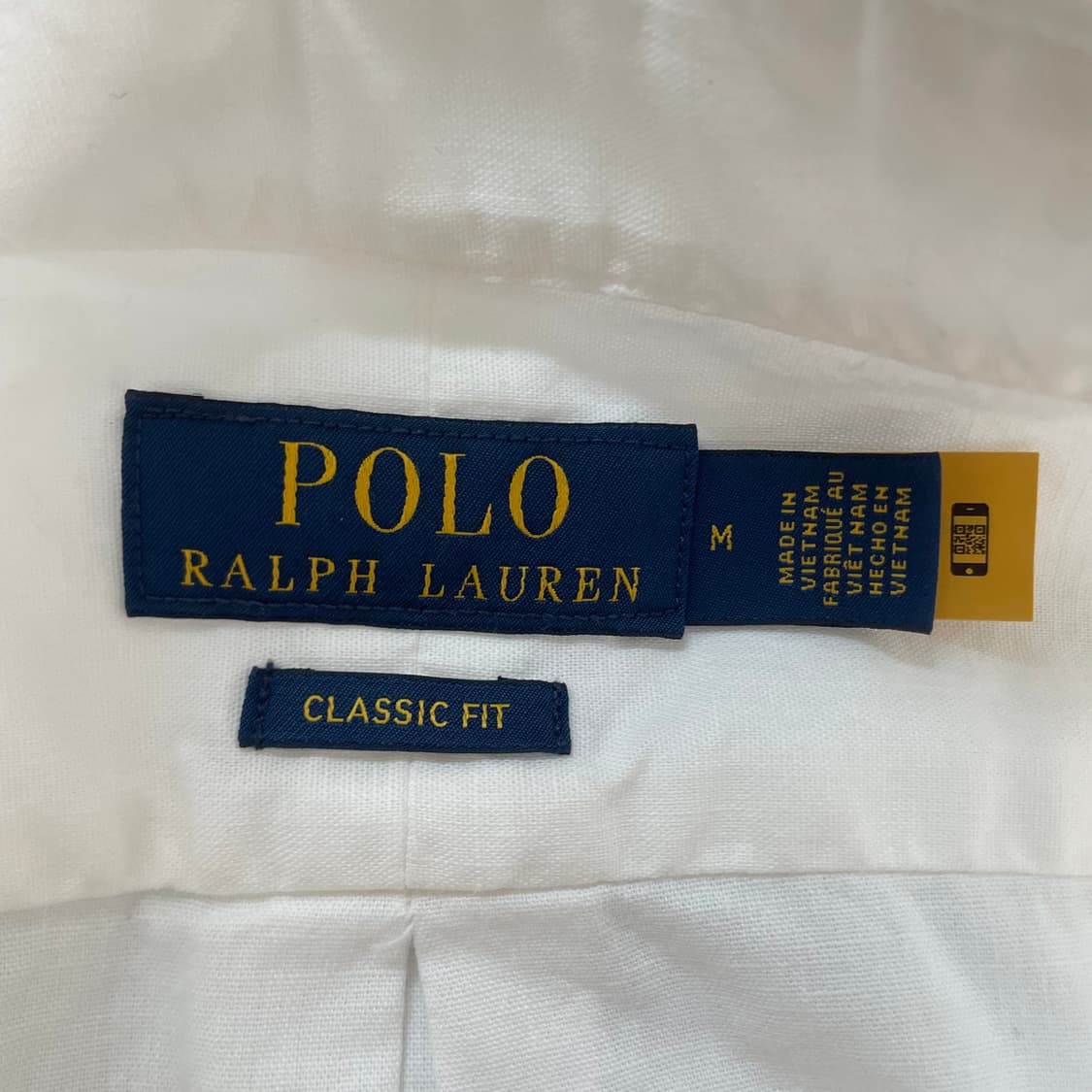 Polo 폴로 랄프로렌 현행 QR 화이트 옥스포드 멀티 포니 하프셔츠 상품이미지4