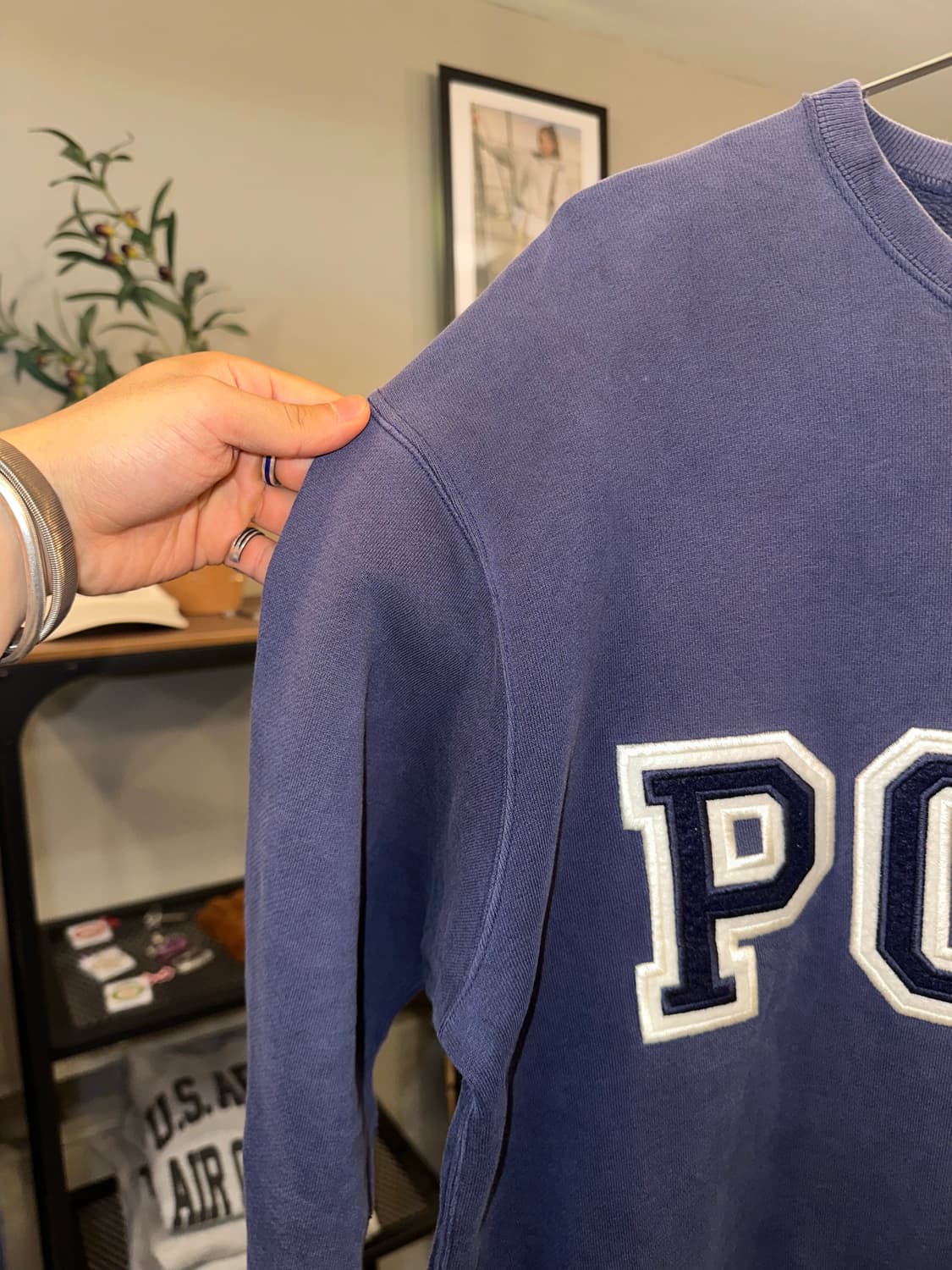 90’s Polo Ralph Lauren logo fading sweat 상품이미지7