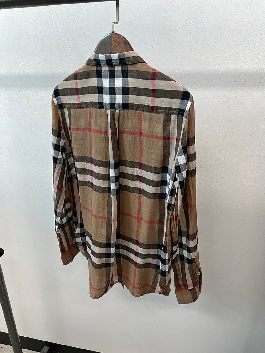 여) 버버리 투포켓 체크셔츠  상품이미지7