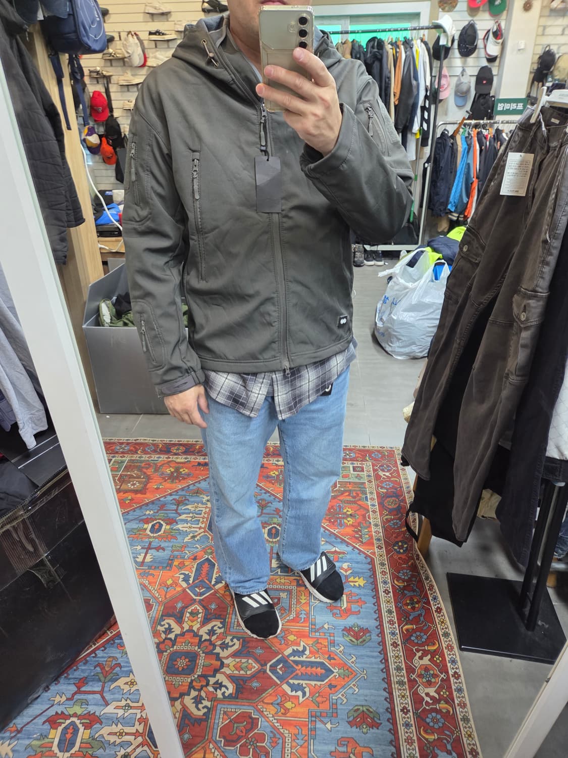 택티컬 전술 소프트쉘 안감플리스 투웨이 자켓 xl 상품이미지7