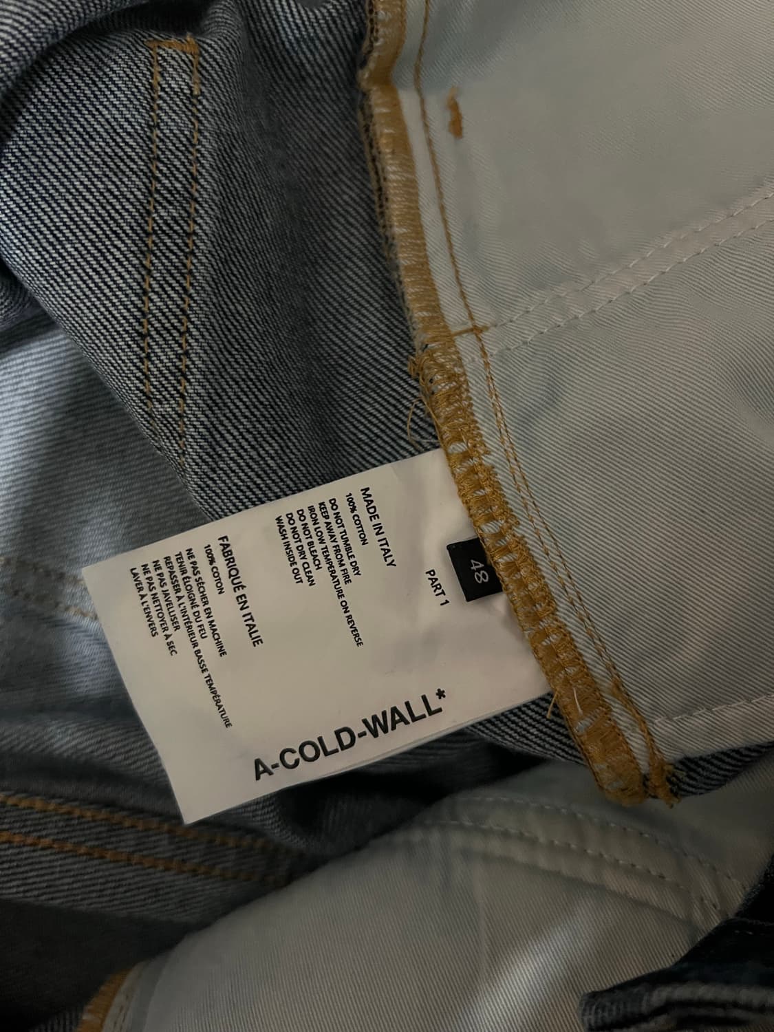 어콜드월 청바지 상품이미지6