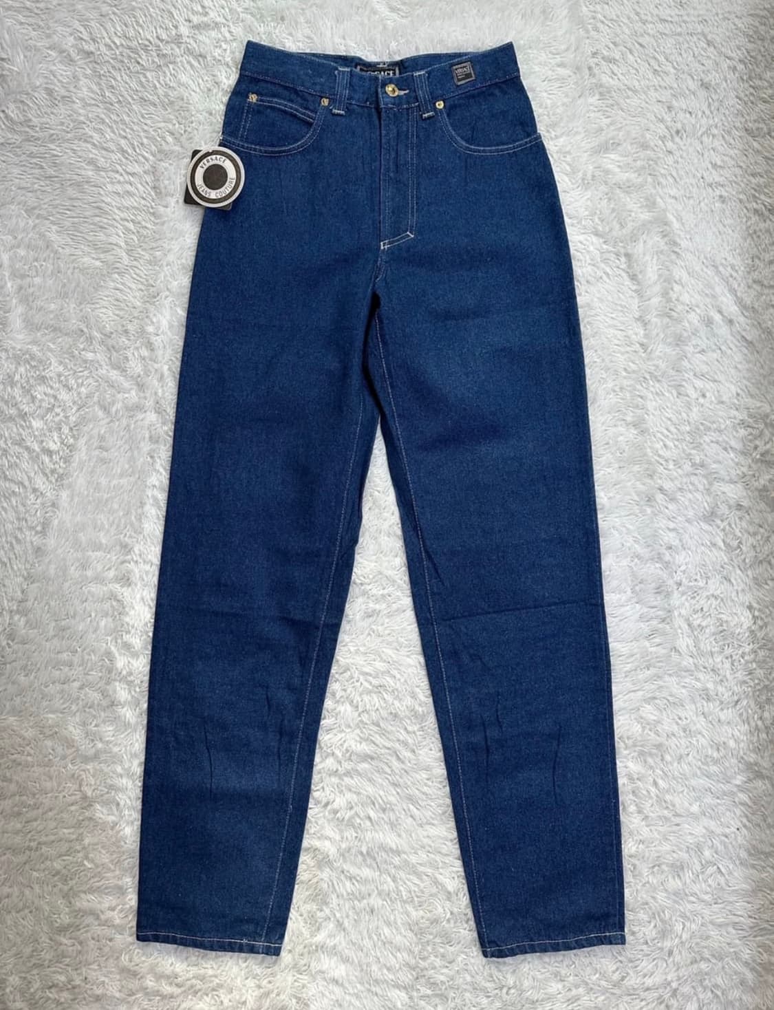 베르사체 진스 꾸뛰르 빈티지 다크 블루 데님 팬츠 상품이미지3