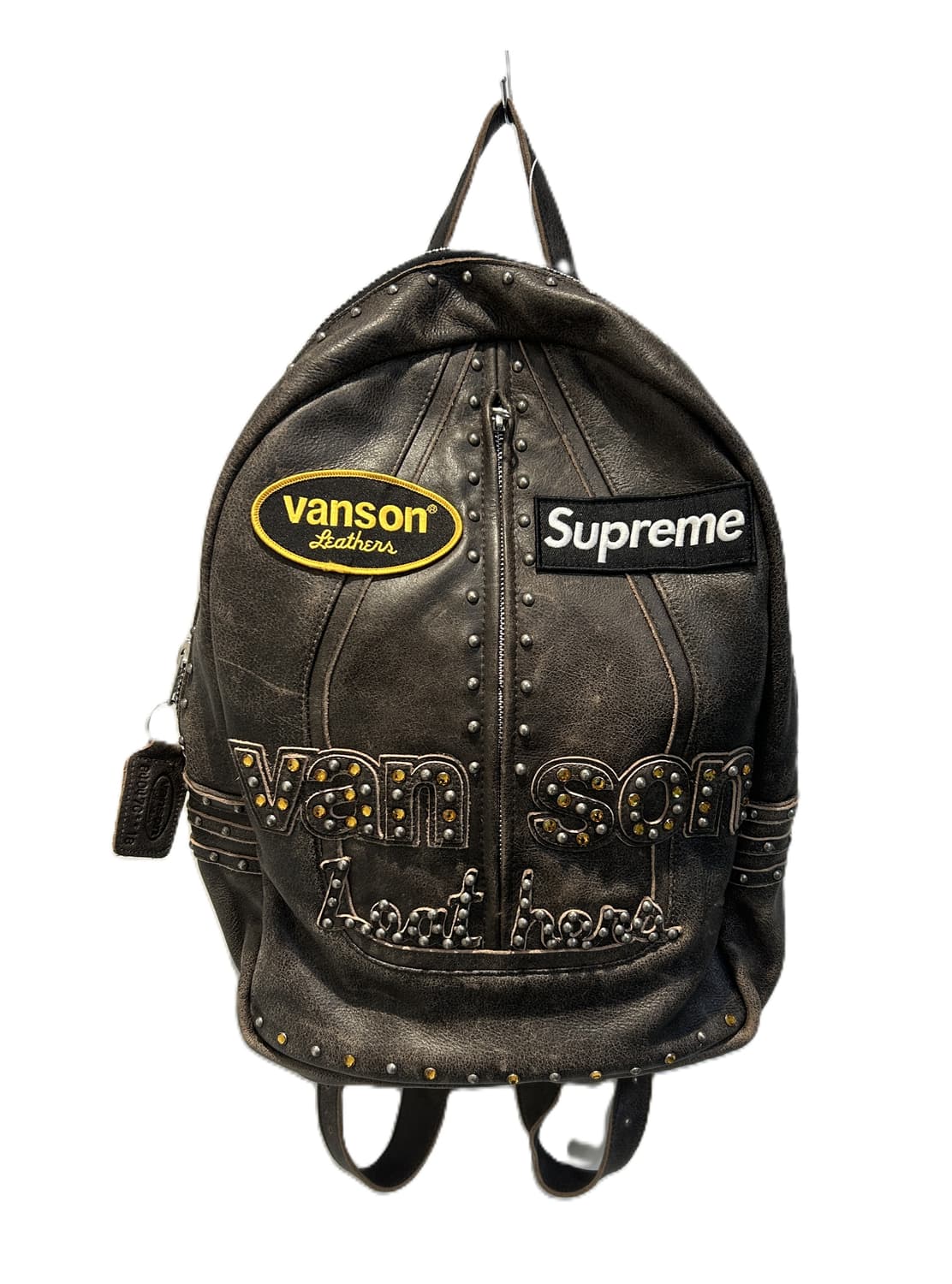 슈프림 x 반슨 레더 스터드 백팩 (블랙) 상품이미지1