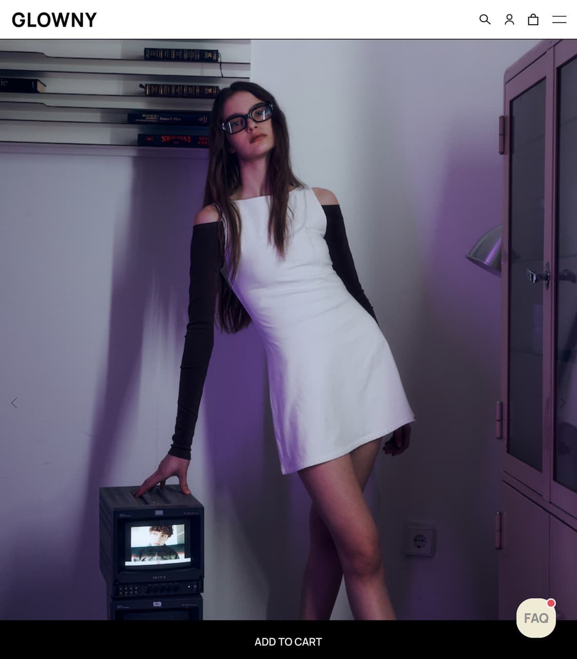 글로니 걸프렌드 미니원피스 화이트 m 상품이미지1