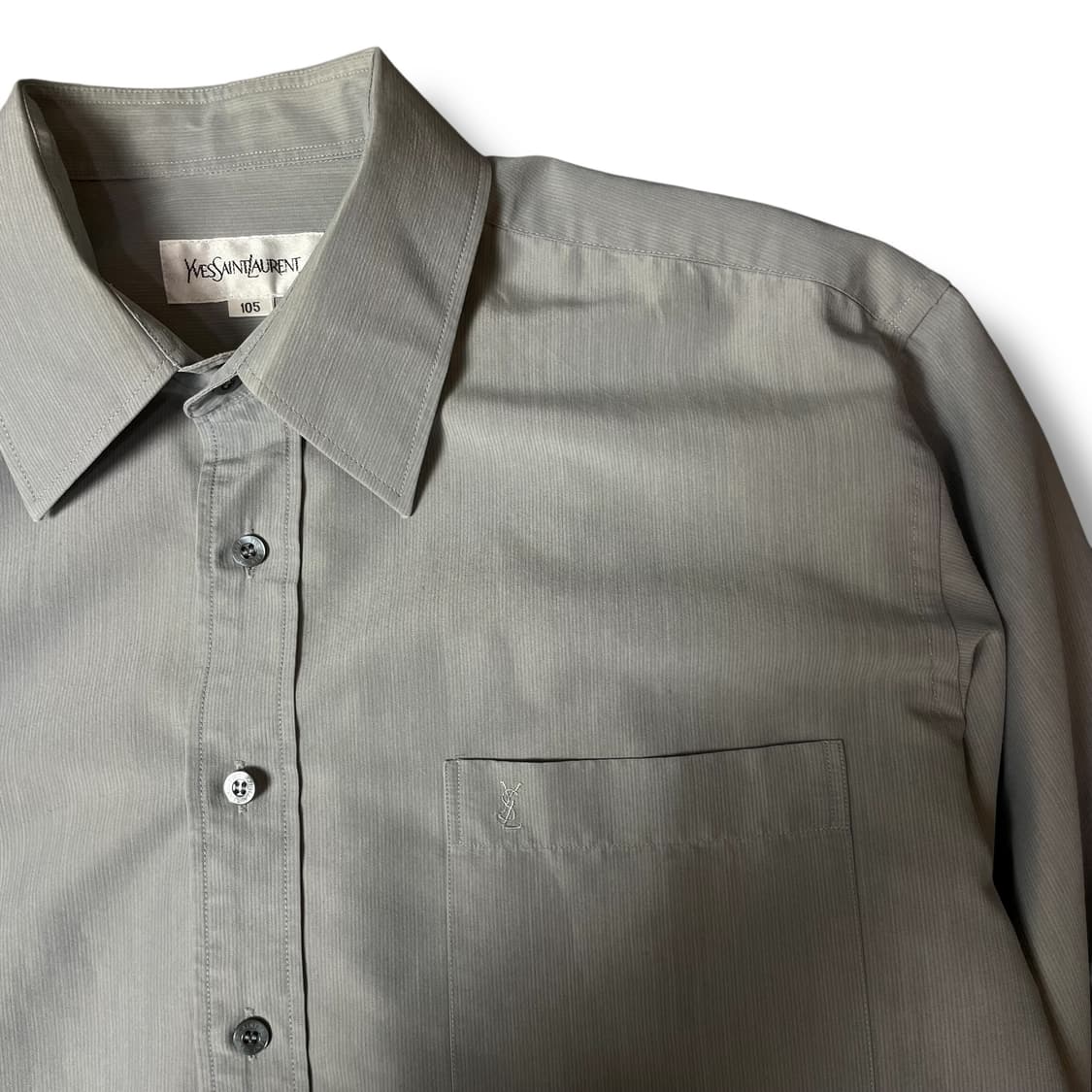 입생로랑 포켓 그레이 베이직 셔츠  105 상품이미지3