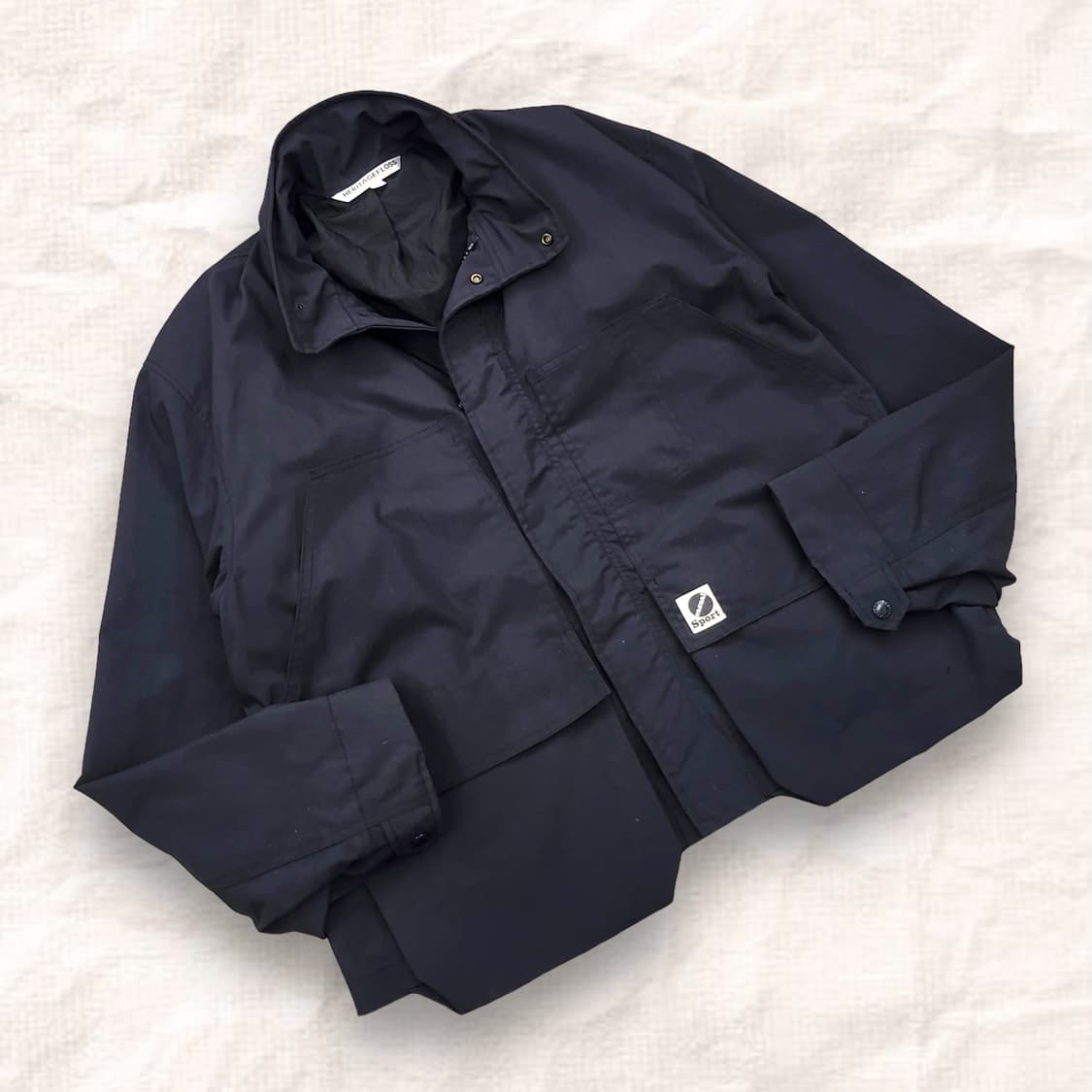 헤리티지플로스 나일론 헌팅 자켓 블랙 상품이미지2