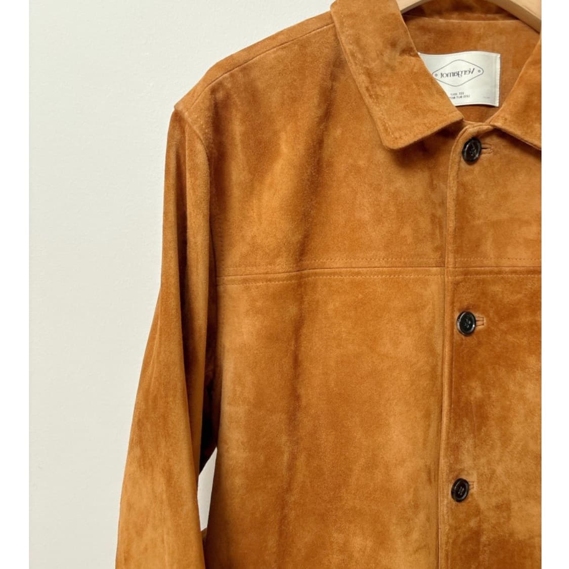 베르가못 고트 가죽 자켓 브라운컬러 새상품 상품이미지9