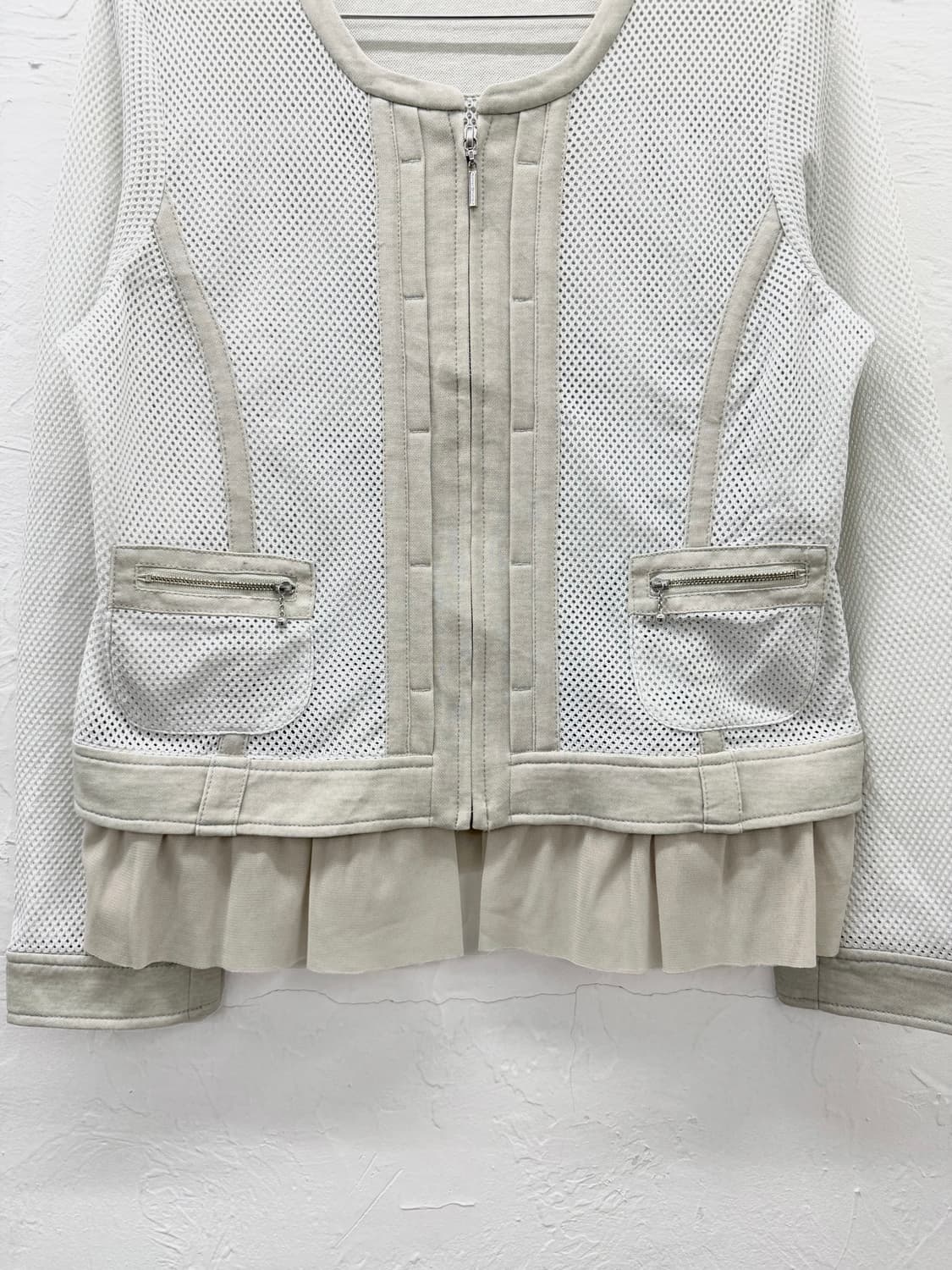 nuovo x nuovo 핀턱 매쉬 자켓 상품이미지2