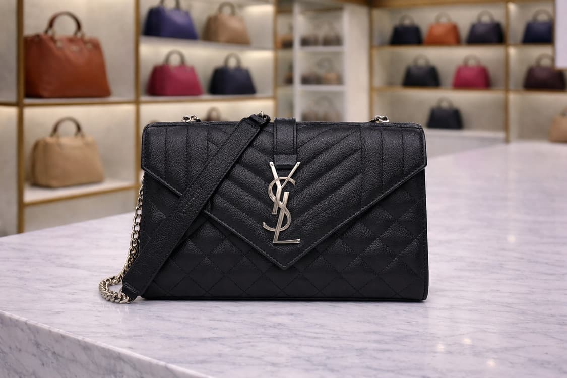 [S급] 생로랑 그랑 드 뿌드르 엔벨로프 숄더백 판매합니다!!! 상품이미지1