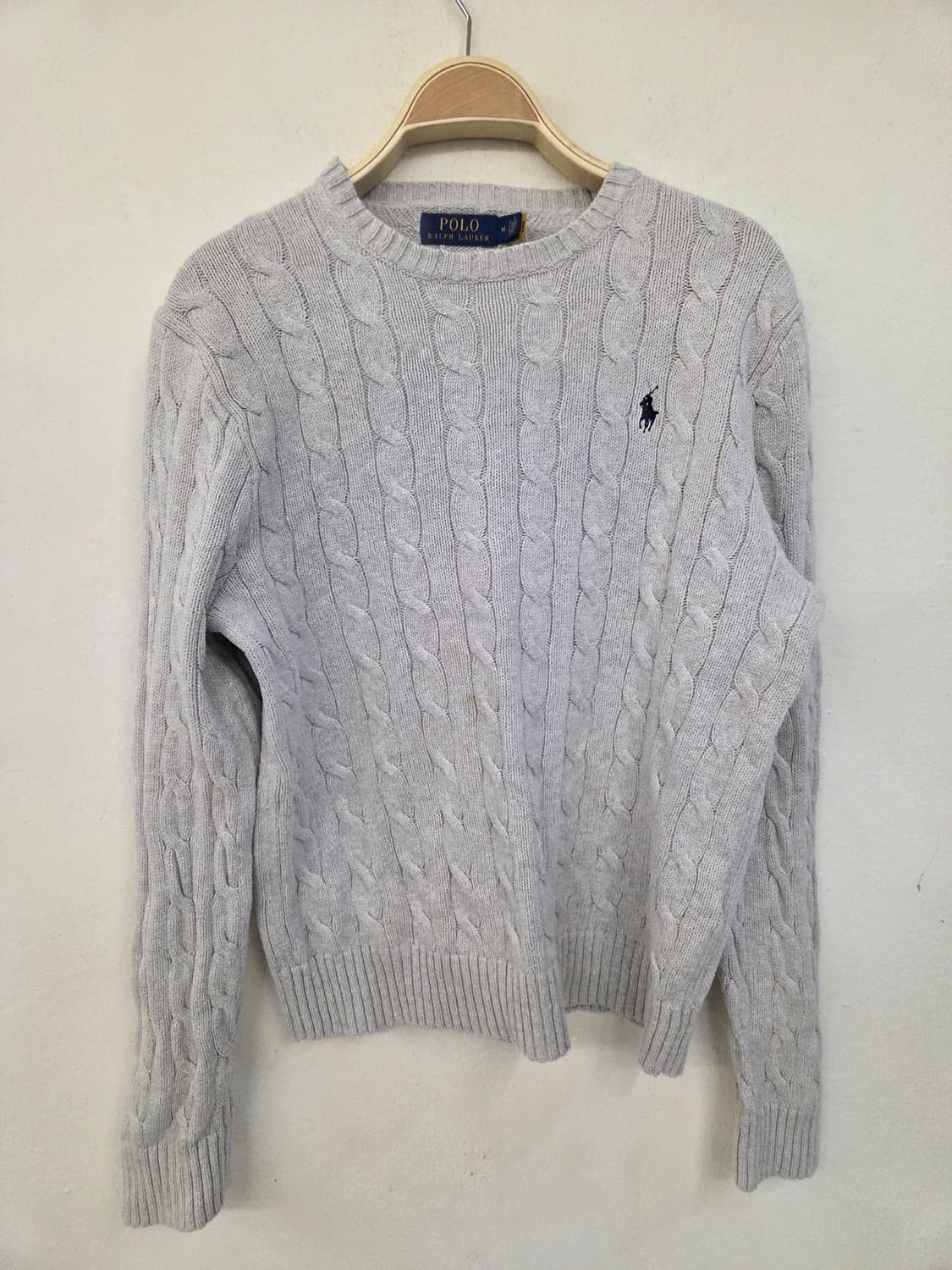 폴로 꽈배기 니트 상품이미지1