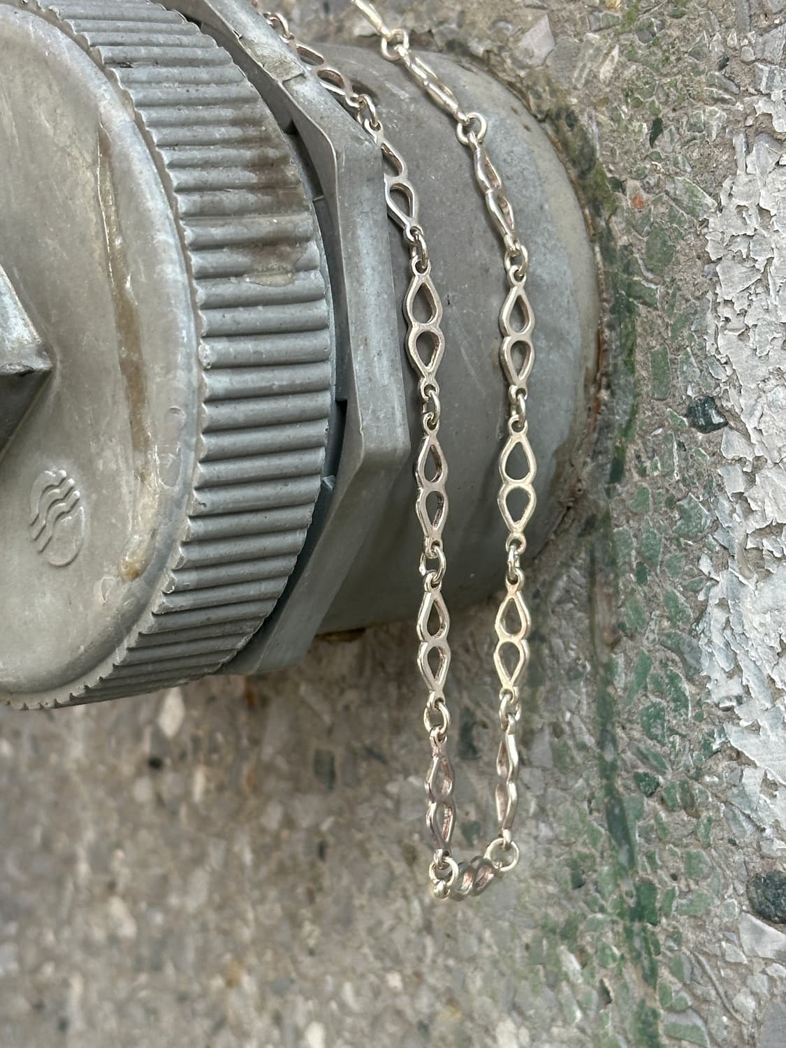 Vintage 925silver chain necklace 상품이미지2