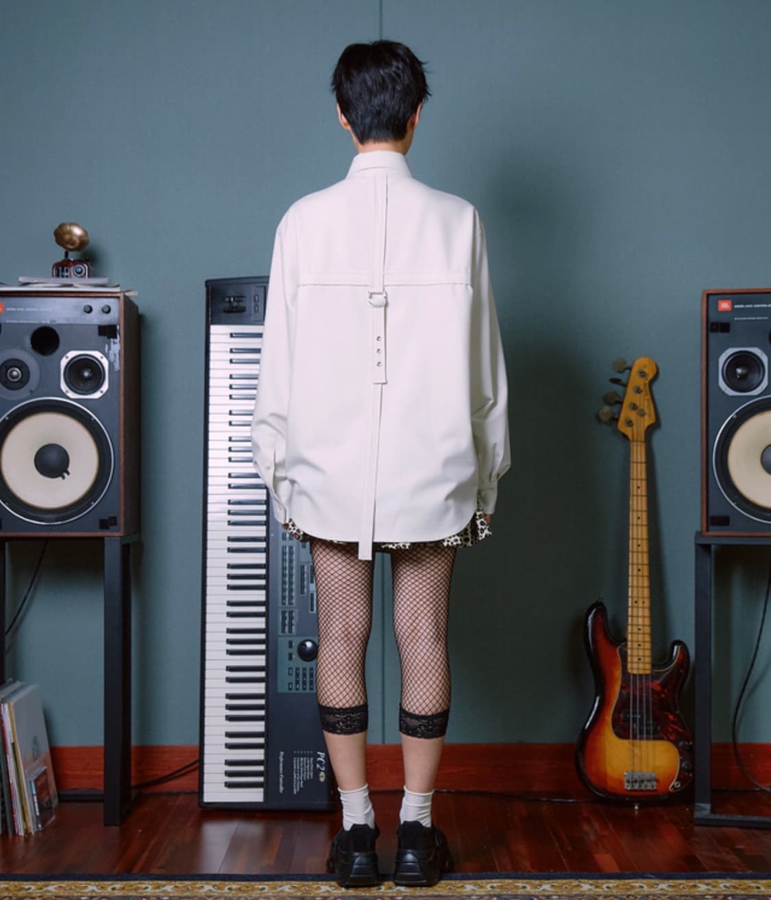 고다신 스퀘어 링 벨트 셔츠 상품이미지6