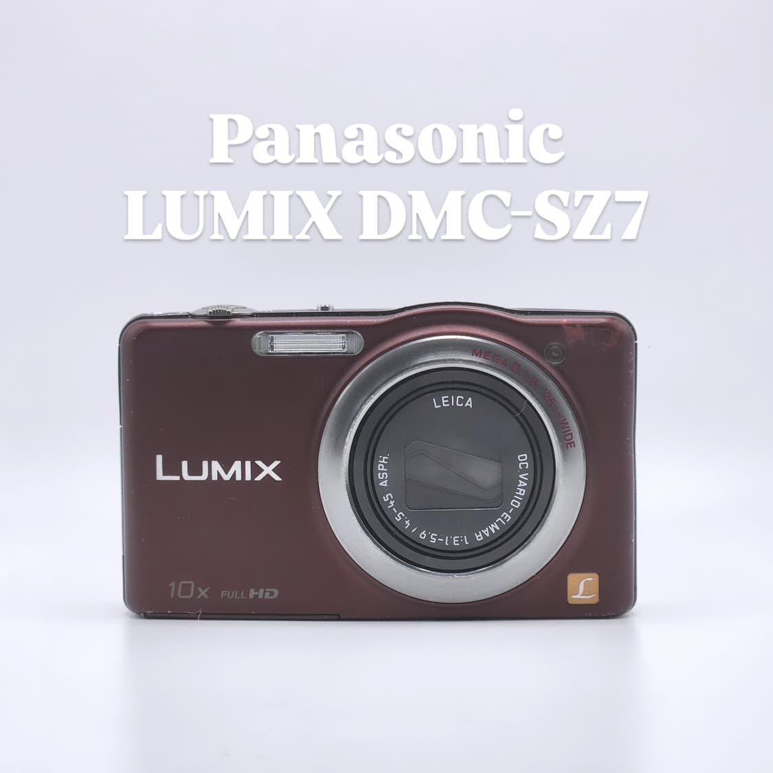 📷✨️[몽글몽글] 파나소닉 루믹스 DMC-SZ7 브라운 디지털카메라 상품이미지1