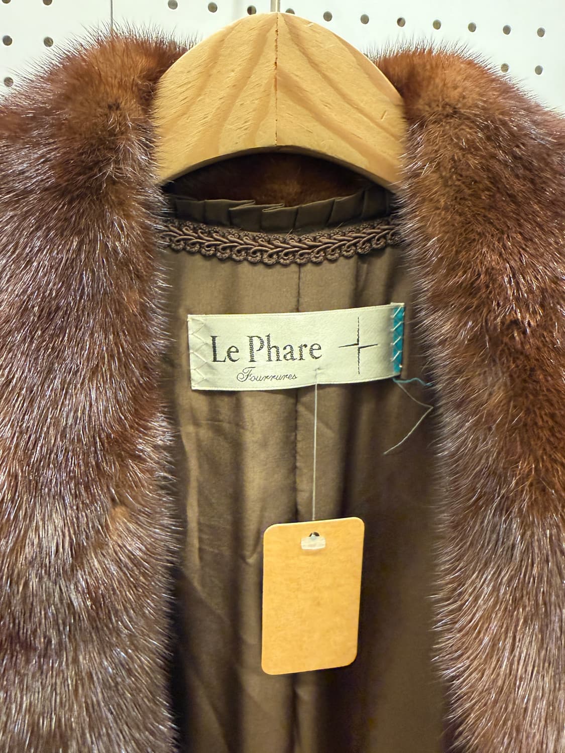 르파르 리얼 퍼 코트 브라운 U1036 상품이미지5