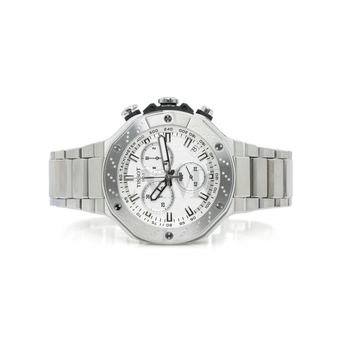 티쏘 T-레이스 크로노그래프 워치 스틸시계 T141.417.11.031. 상품이미지1