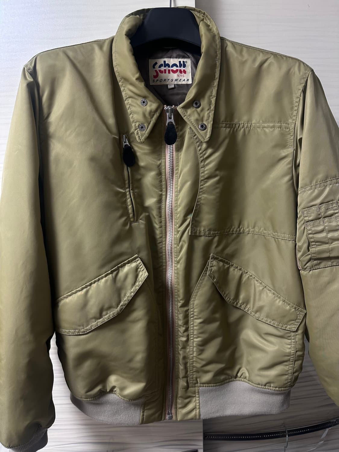 Schott 밀리터리 봄버 자켓 상품이미지4