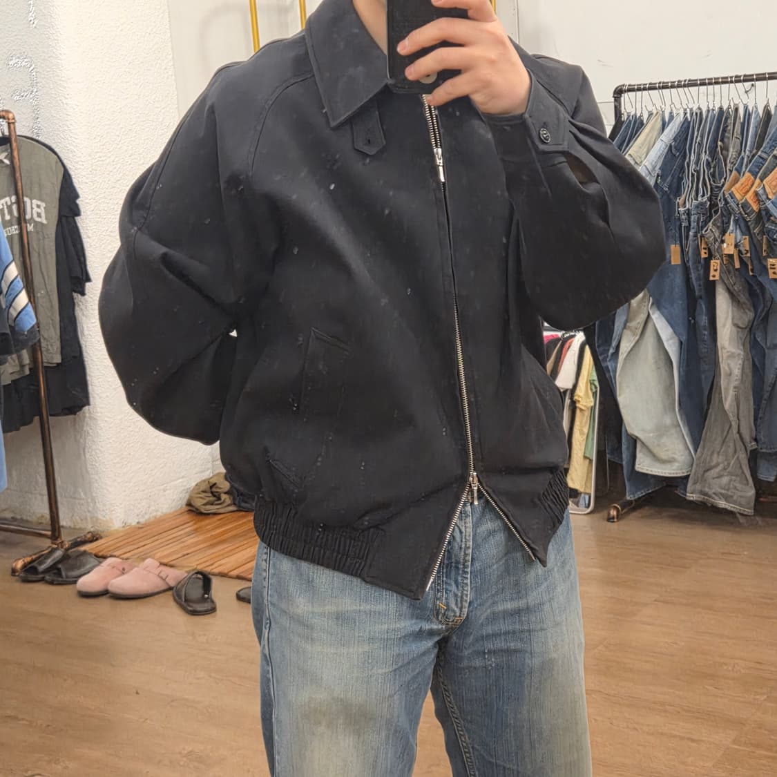 블랭크룸 스윙탑 자켓 블루종 2사이즈 상품이미지4