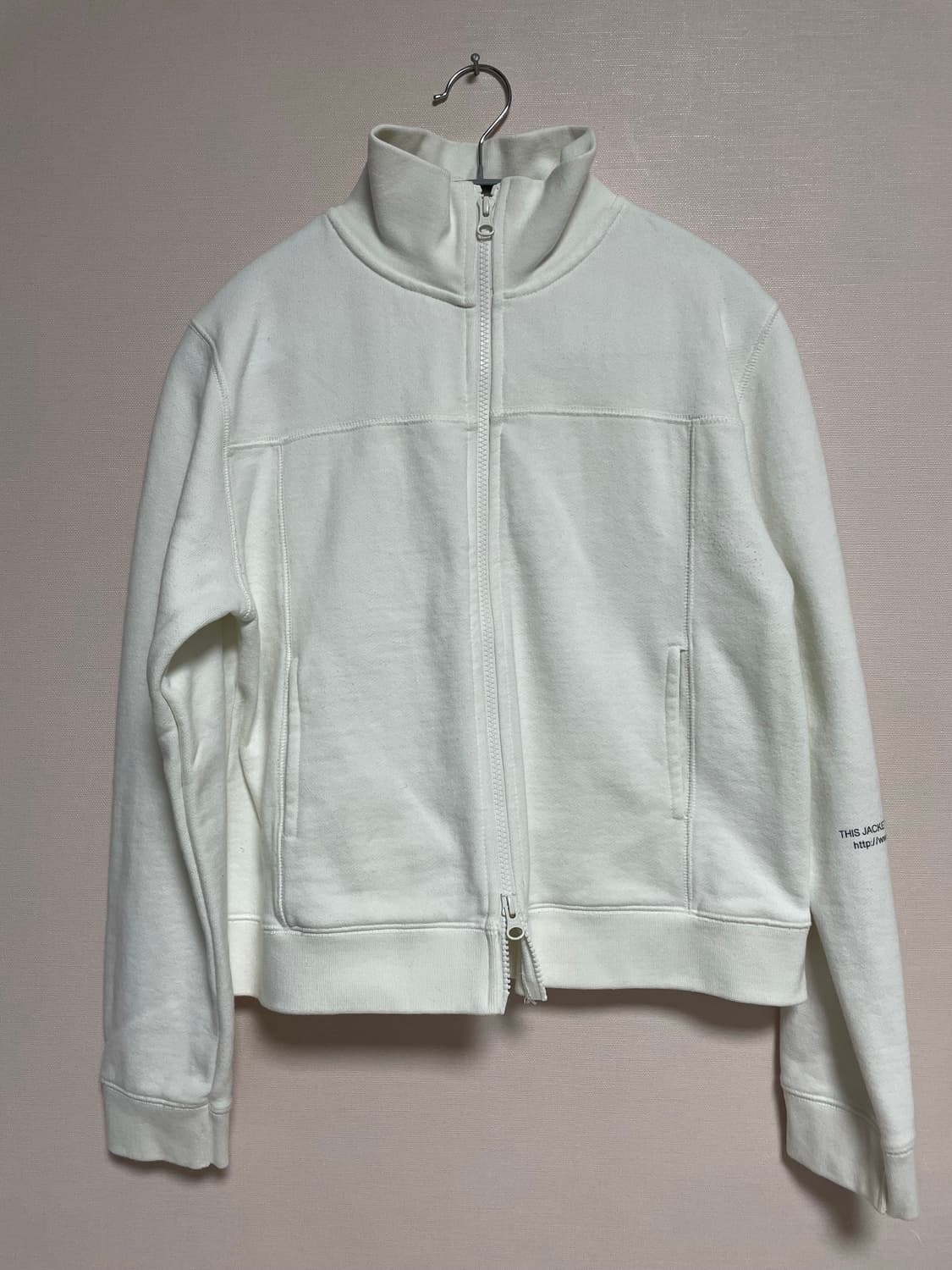 영마일웨어 집업 화이트 상품이미지1