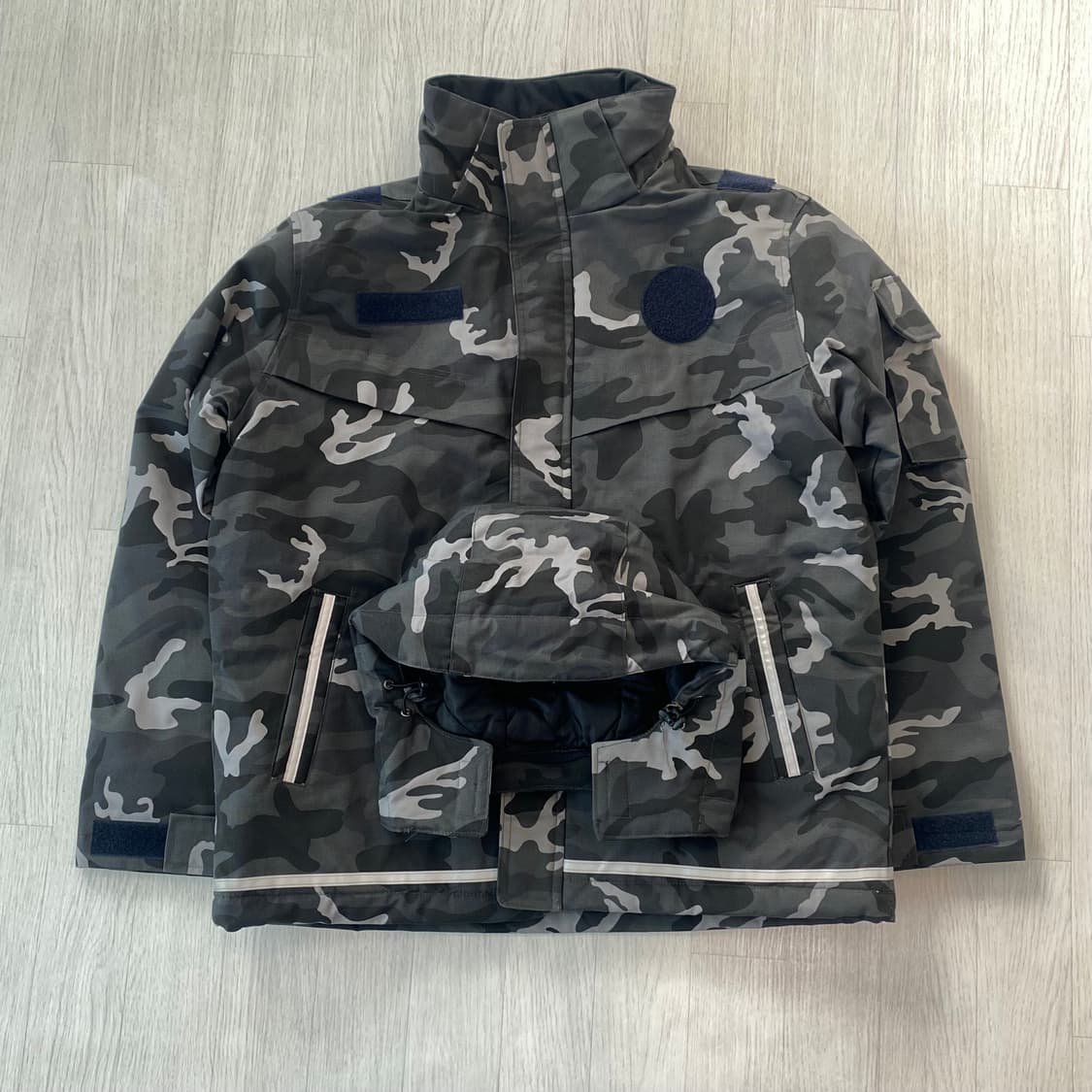카모 밀리터리 야상 자켓 XL 상품이미지2