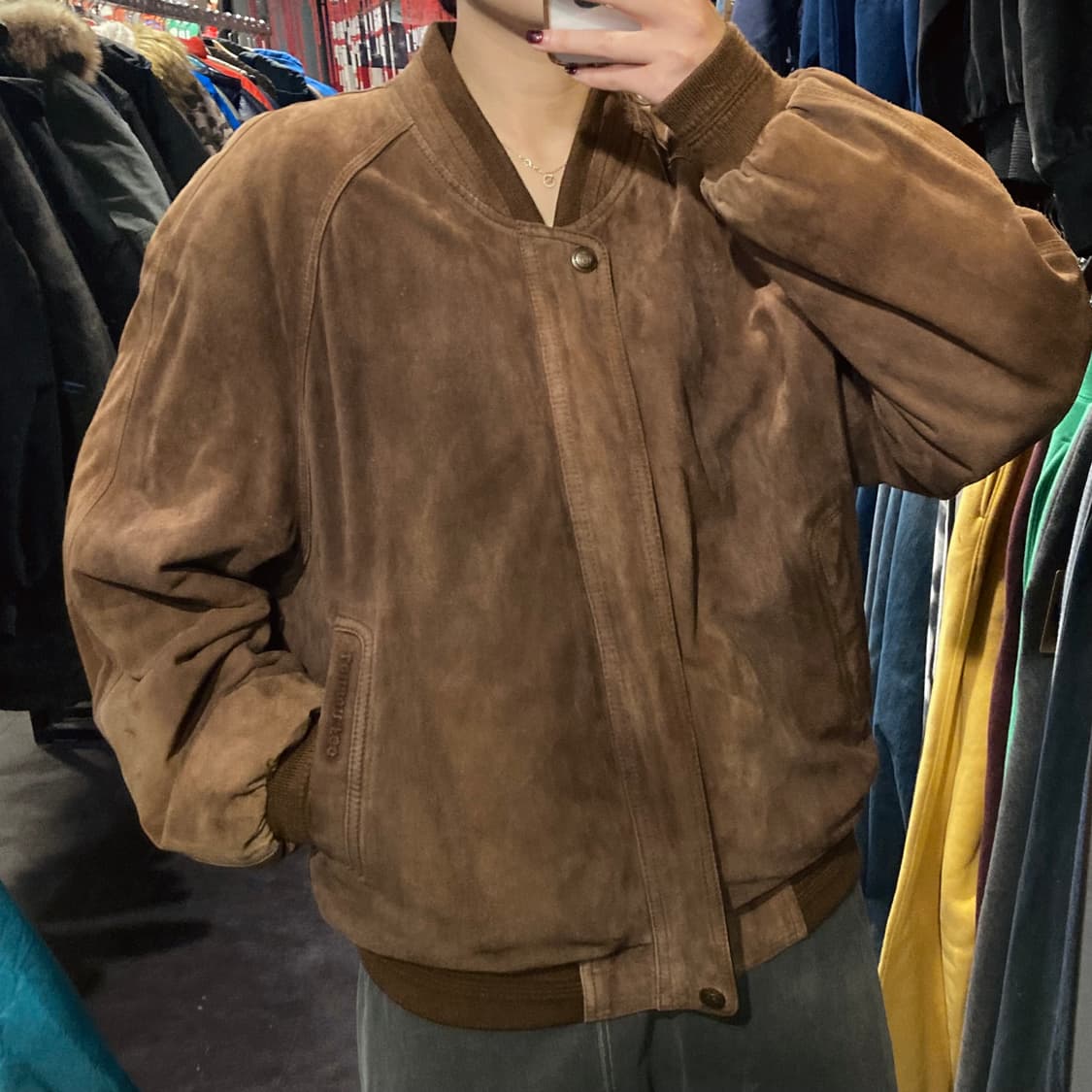 [IM]런던포그 양가죽 100 스웨이드 자켓 상품이미지2