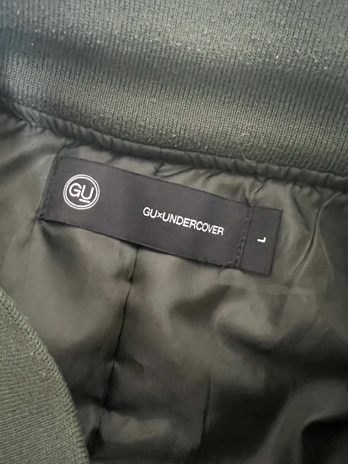 Gu 언더커버 올리브 봄버자켓 ma-1 마원 상품이미지3