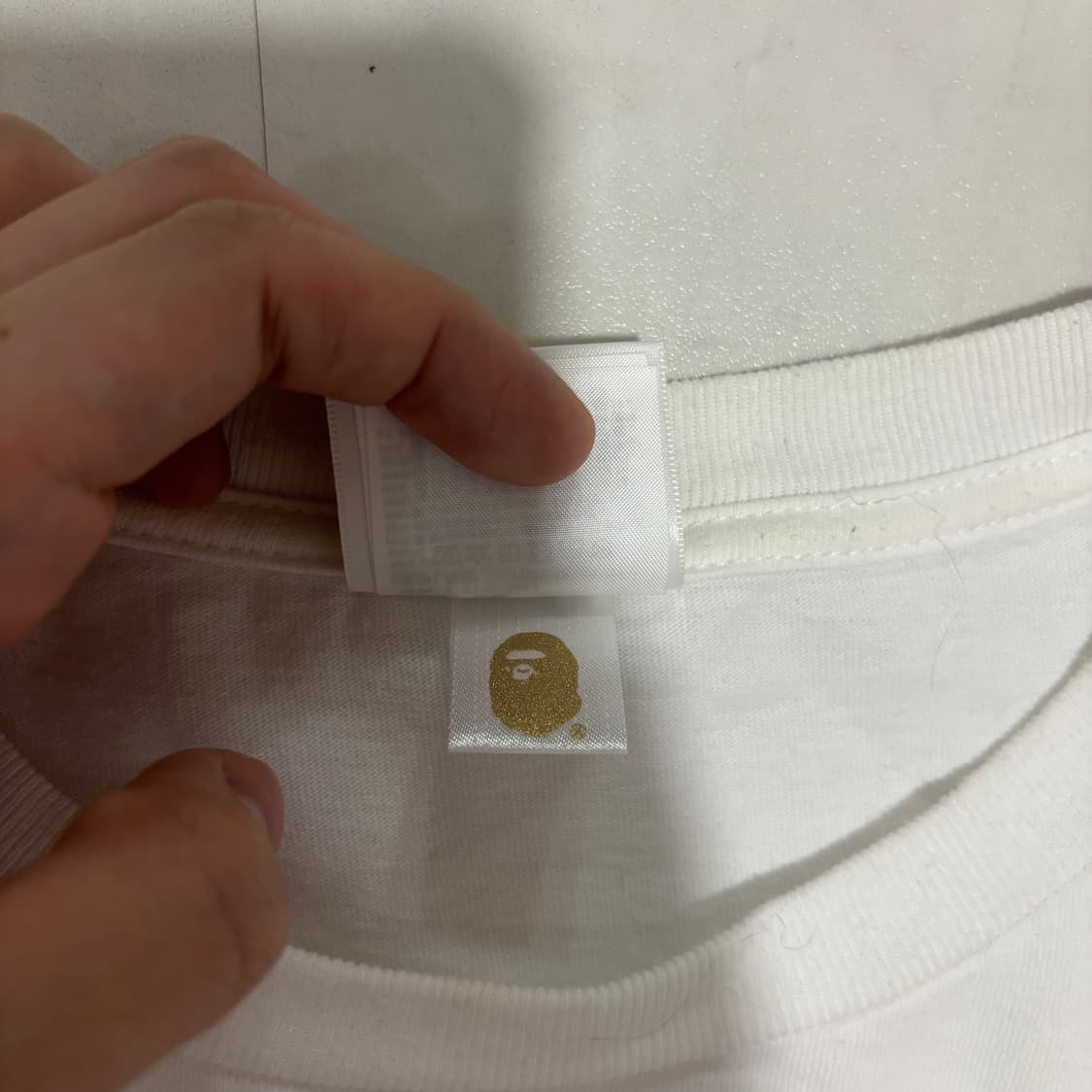 베이프 카모 가타카나 반팔 L 상품이미지4