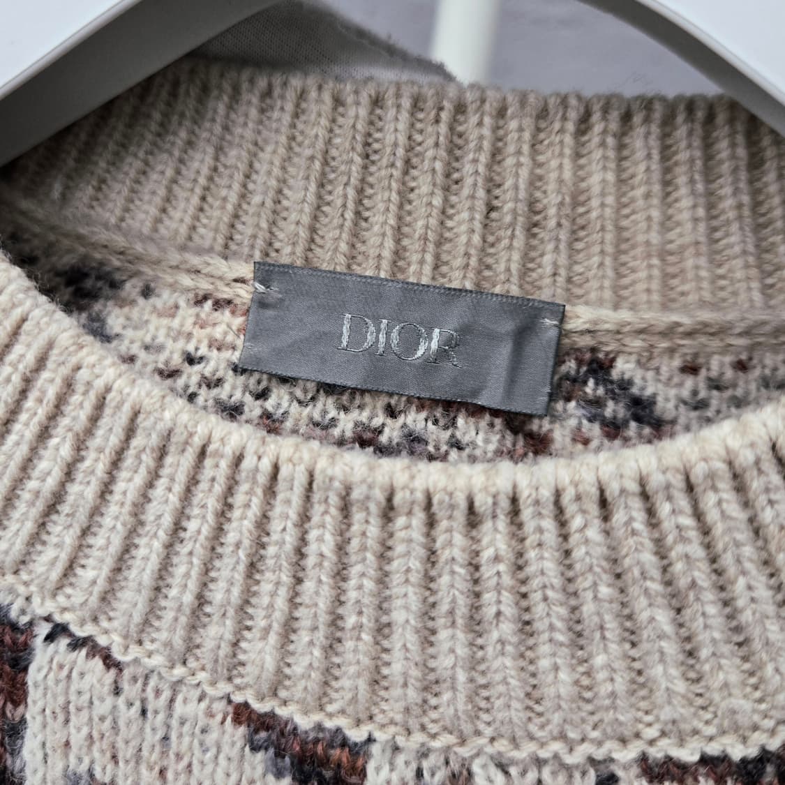 디올 오블리크 울 니트 S 상품이미지3