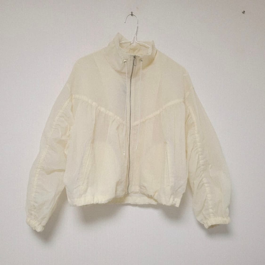 SISLEY 하이넥 시스루 자켓 상품이미지1