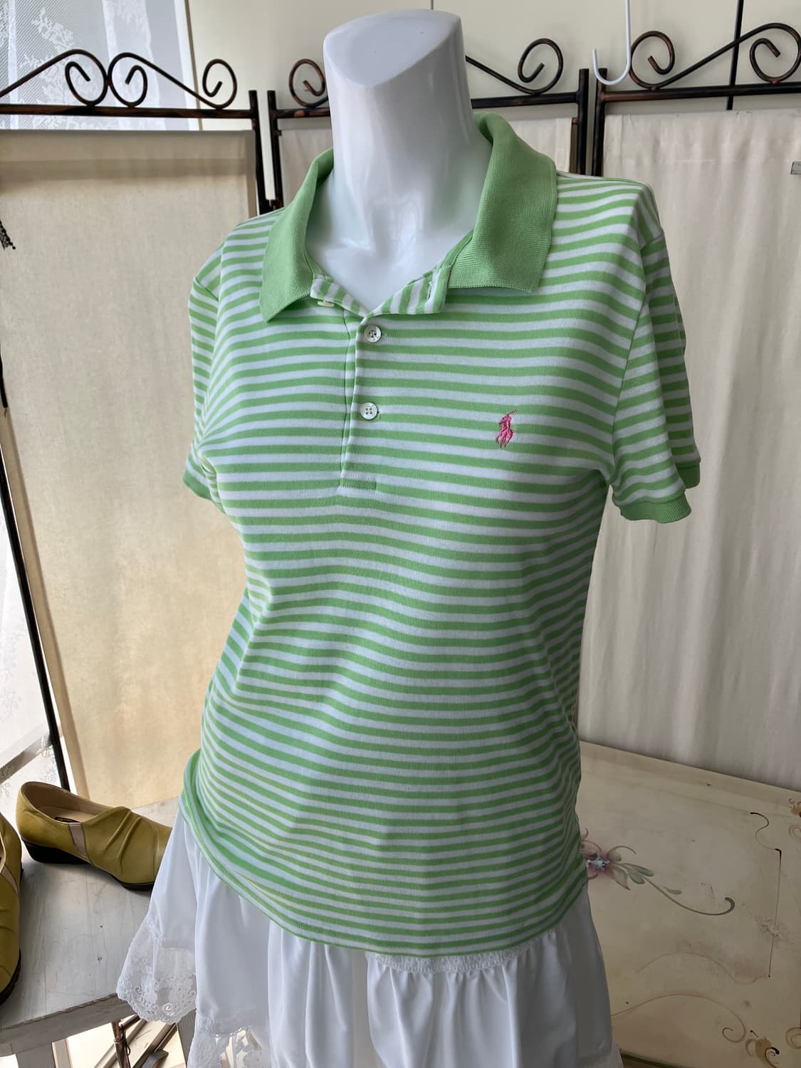 Ralph Lauren warmcore stripe half t 상품이미지1