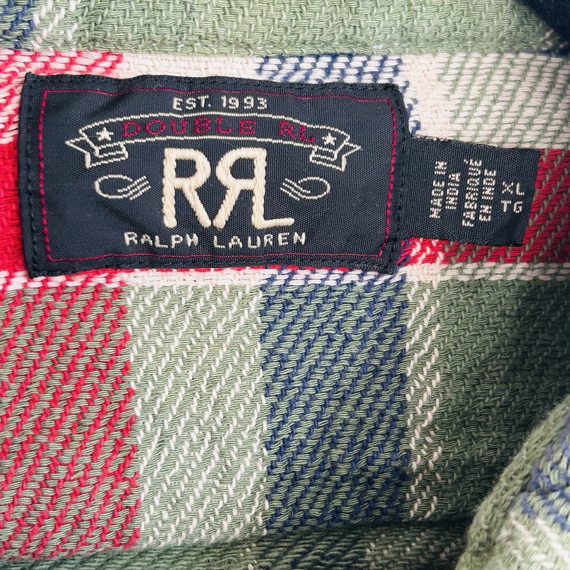 RRL 더블알엘 헤비 코튼 플란넬 체크 워크셔츠 상품이미지4