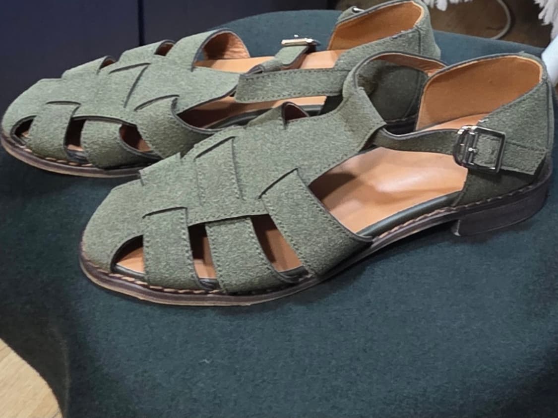 카키여름단화매쉬샌들 상품이미지1