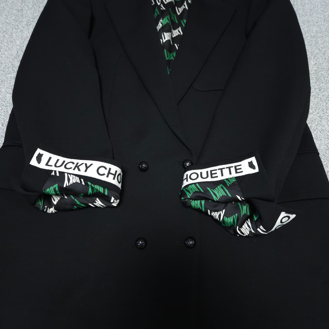 럭키슈에뜨 클래식 모던 블레이져 자켓 36 정가 상품이미지3