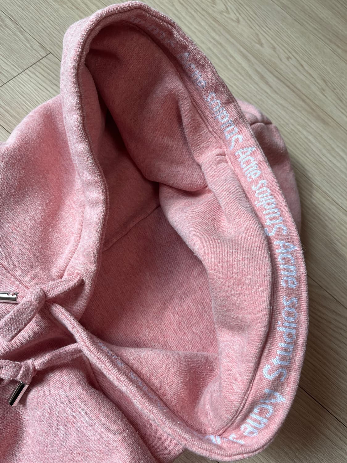 아크네 스튜디오 핑크 후드티 S 상품이미지2