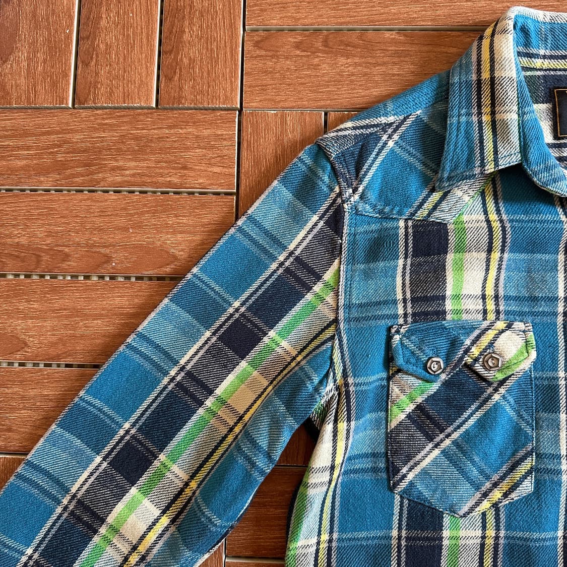 Vanson check flannel western shirts 상품이미지3